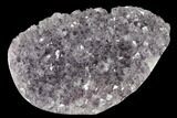 Cut Amethyst Crystal Cluster - Artigas, Uruguay #143175-1